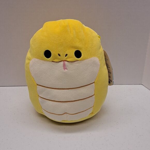 Squishmallows PLEYTON the Python Snake Plush 7.5" Yellow Buddy Stuffed Animal - Picture 1 of 9